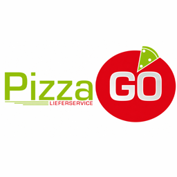 Pizza Go logo.